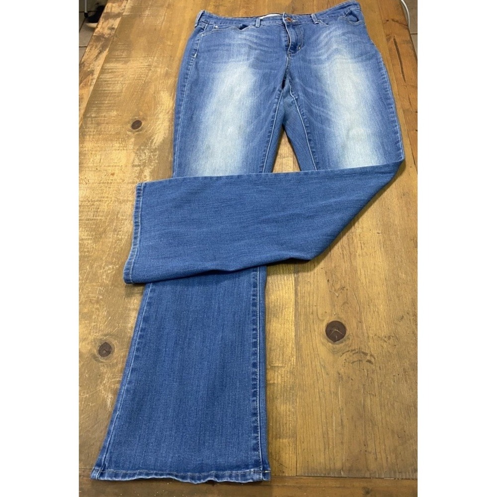 Levi Strauss Womens Jeans Signature Mid Rise  Boot Cut‎ Flared  33x34